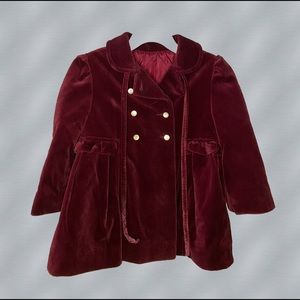 Burgundy Dress Coat